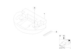 E46 M3 CSL S54 Coupe / Vehicle Trim/  Trunk Tray Breakdown Kit