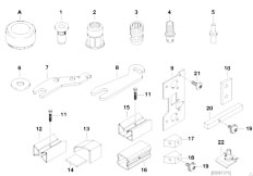 E52 Z8 S62 Roadster / Bodywork Mechanical Connect And Repair Elements