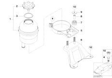 E46 316i N42 Touring / Steering/  Oil Carrier Single Parts