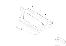 E46 M3 S54 Coupe / Individual Equipment/  Indiv Lateral Trim Panel Leather