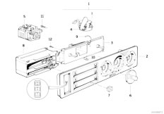 E34 530i M30 Sedan / Heater And Air Conditioning/  Air Conditioning Control-2