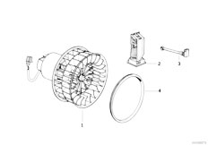 E36 323i M52 Sedan / Heater And Air Conditioning/  Electric Parts For Heater