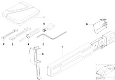 E53 X5 4.8is N62 SAV / Equipment Parts/  Car Tool Warning Triangle