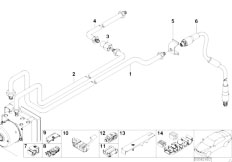 Z3 Z3 M3.2 S54 Roadster / Brakes Rear Brake Pipe Dsc