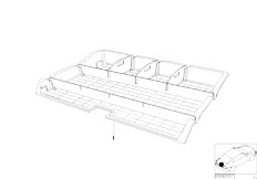 E53 X5 3.0d M57 SAV / Vehicle Trim/  Universal Boot Pan