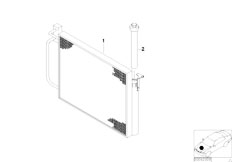 E53 X5 4.6is M62 SAV / Heater And Air Conditioning Condenser Air Conditioning