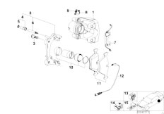 Z3 Z3 M3.2 S54 Roadster / Brakes Rear Wheel Brake Brake Pad Sensor