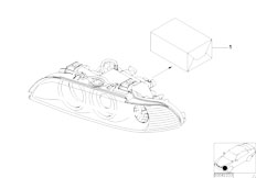 E39 525tds M51 Touring / Lighting/  Conversion Kit Headlight Facelift 2000