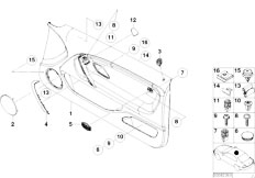 E46 318td M47N Compact / Vehicle Trim/  Door Trim Panel