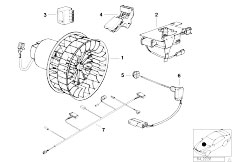 E36 316g M43 Compact / Heater And Air Conditioning Electric Parts For Ac Unit