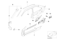 E36 325i M50 Coupe / Bodywork/  Single Components For Body Side Frame