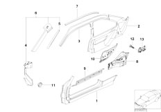 E36 320i M50 Coupe / Bodywork/  Single Components For Body Side Frame