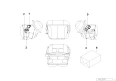 E36 325i M50 Coupe / Heater And Air Conditioning/  Actuator For Automatic Air Condition