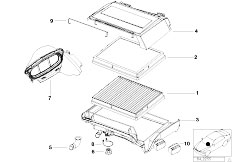 E39 520i M52 Touring / Heater And Air Conditioning/  Microfilter Activated Carbon Container