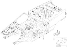 E46 330Ci M54 Cabrio / Bodywork Body Skeleton