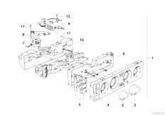 E38 740i M60 Sedan / Heater And Air Conditioning/  Air Conditioning Control