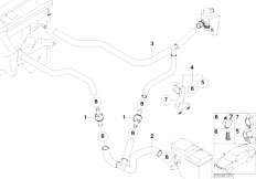 E53 X5 3.0d M57 SAV / Heater And Air Conditioning/  Independent Heating Water Valves