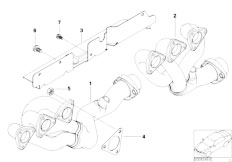 E46 M3 S54 Cabrio / Engine/  Exhaust Manifold