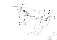 E31 840i M60 Coupe / Distance Systems Cruise Control Park Distance Control Pdc