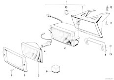 E30 325i M20 2 doors / Lighting/  Fog Lights