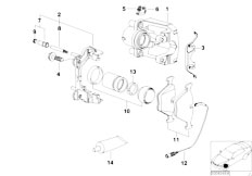 E39 520i M52 Touring / Brakes/  Rear Wheel Brake Brake Pad Sensor