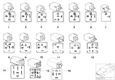 Z3 Z3 2.2i M54 Roadster / Vehicle Electrical System/  Various Relays-2