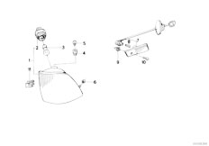 E32 730iL M30 Sedan / Lighting/  Turn Indicator
