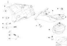 E53 X5 4.4i M62 SAV / Engine And Transmission Suspension/  Engine Suspension