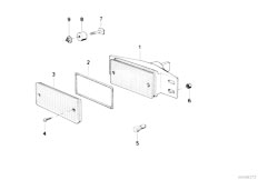 E30 M3 S14 2 doors / Lighting/  Turn Indicator