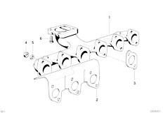 E34 525tds M51 Sedan / Engine/  Exhaust Manifold-2