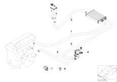 E46 320d M47 Touring / Heater And Air Conditioning/  Water Hoses Water Valve