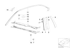 E36 316i M43 Touring / Vehicle Trim/  Exterior Trim
