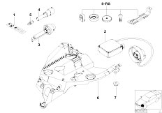 E52 Z8 S62 Roadster / Lighting Single Components For Headlight