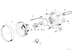 E21 316 M10 Sedan / Lighting/  Headlight Parts