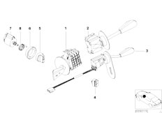 E52 Z8 S62 Roadster / Vehicle Electrical System Steering Column Switch