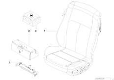E53 X5 3.0i M54 SAV / Seats Basic Seat Mechanically Adjustable