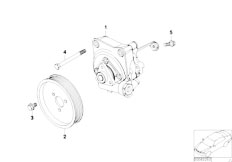 E46 M3 S54 Cabrio / Steering Power Steering Pump