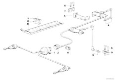 E32 735i M30 Sedan / Lighting Headlight Head Light Aim Control