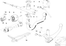 E32 730iL M30 Sedan / Equipment Parts/  Single Parts Of Trailer Hitch