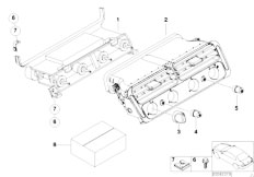 E52 Z8 S62 Roadster / Heater And Air Conditioning/  Heating Air Conditioner Actuation