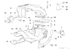 E36 318is M42 Sedan / Engine Intake Manifold System