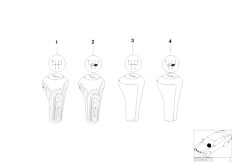 Z3 Z3 1.9 M43 Roadster / Individual Equipment Individual Gear Shift Knobs Wood