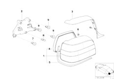 E36 316i M43 Touring / Lighting Rear Light