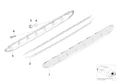 Z3 Z3 M3.2 S54 Roadster / Lighting Third Stoplamp
