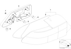Z3 Z3 M3.2 S54 Roadster / Lighting Rear Light