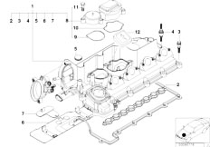 E46 318d M47 Touring / Engine/  Cylinder Head Cover