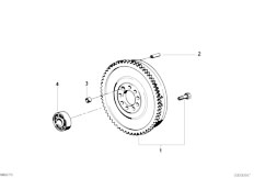 E31 840i M60 Coupe / Engine/  Twin Mass Flywheel