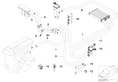 E46 320d M47 Sedan / Heater And Air Conditioning/  Water Hoses Water Valve-2