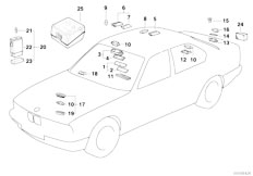 E34 518i M43 Sedan / Lighting/  Various Lamps