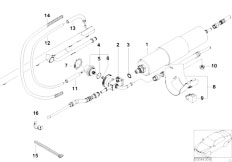 Z3 Z3 M3.2 S54 Roadster / Fuel Preparation System Fuel Filter Pressue Regulator
